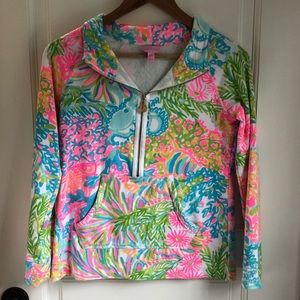 Lilly Pulitzer Colorful Quarter Zip Pullover